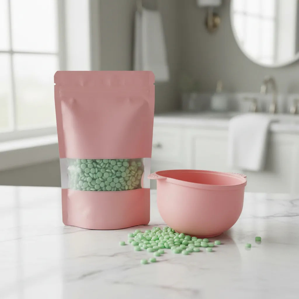 Kit Bowl de Silicon con cera de perlitas