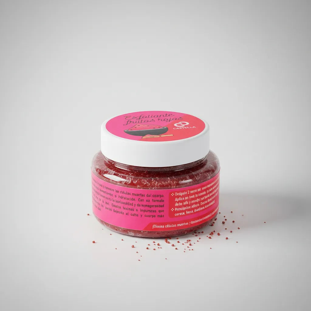 Exfoliante de frutos rojos