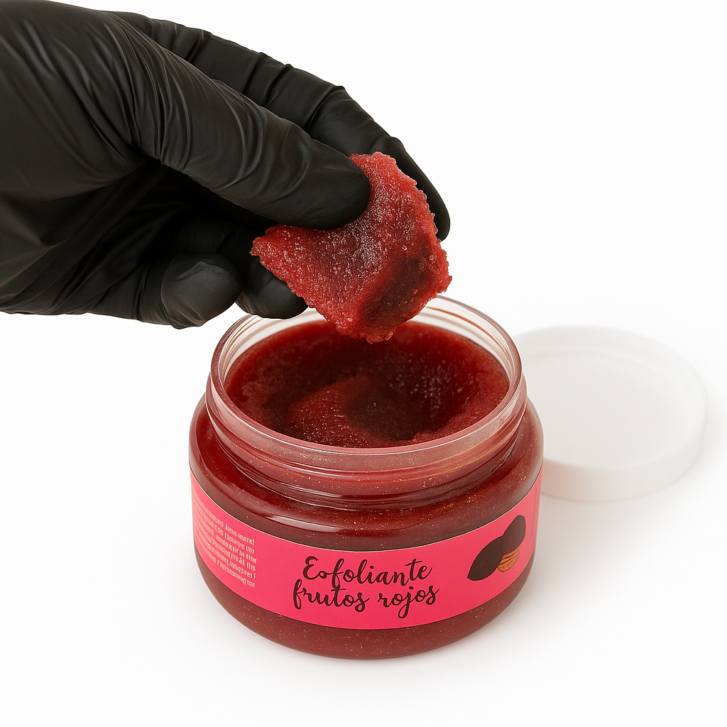 Exfoliante de frutos rojos