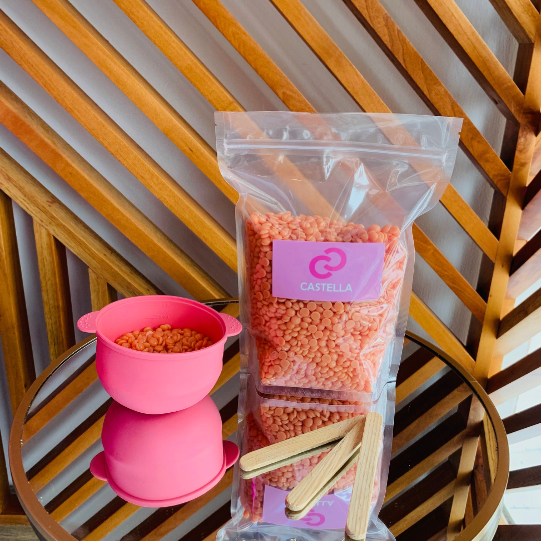 Kit Bowl de Silicon con cera de perlitas