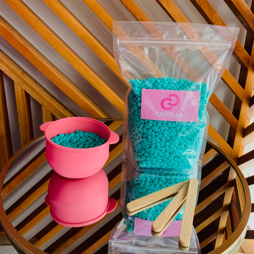 Kit Bowl de Silicon con cera de perlitas