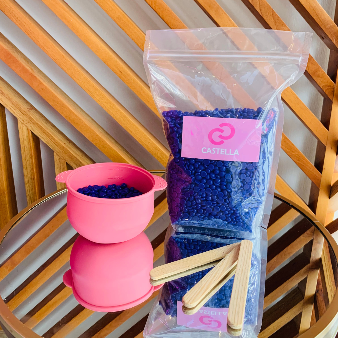 Kit Bowl de Silicon con cera de perlitas