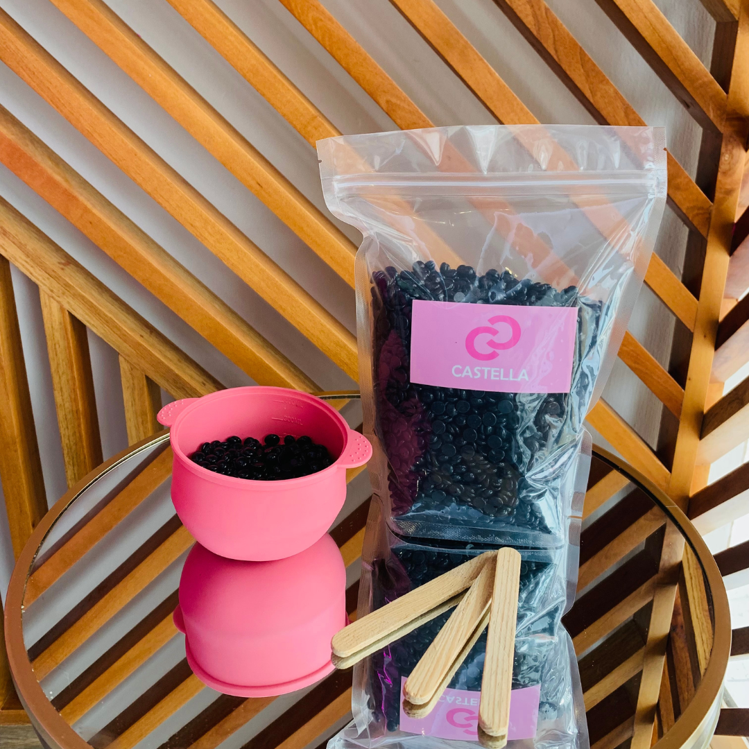 Kit Bowl de Silicon con cera de perlitas