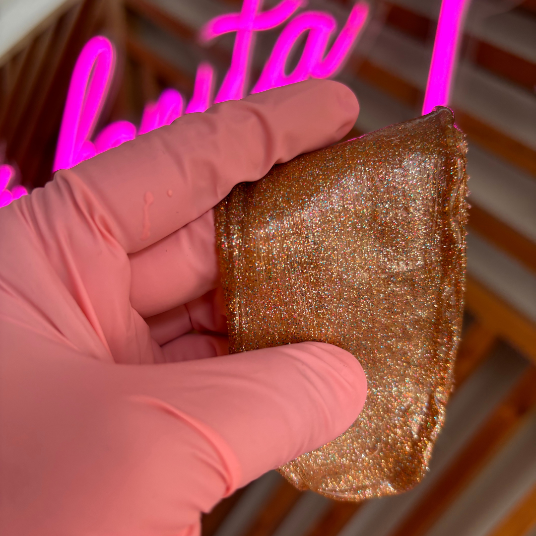 Wax glitter