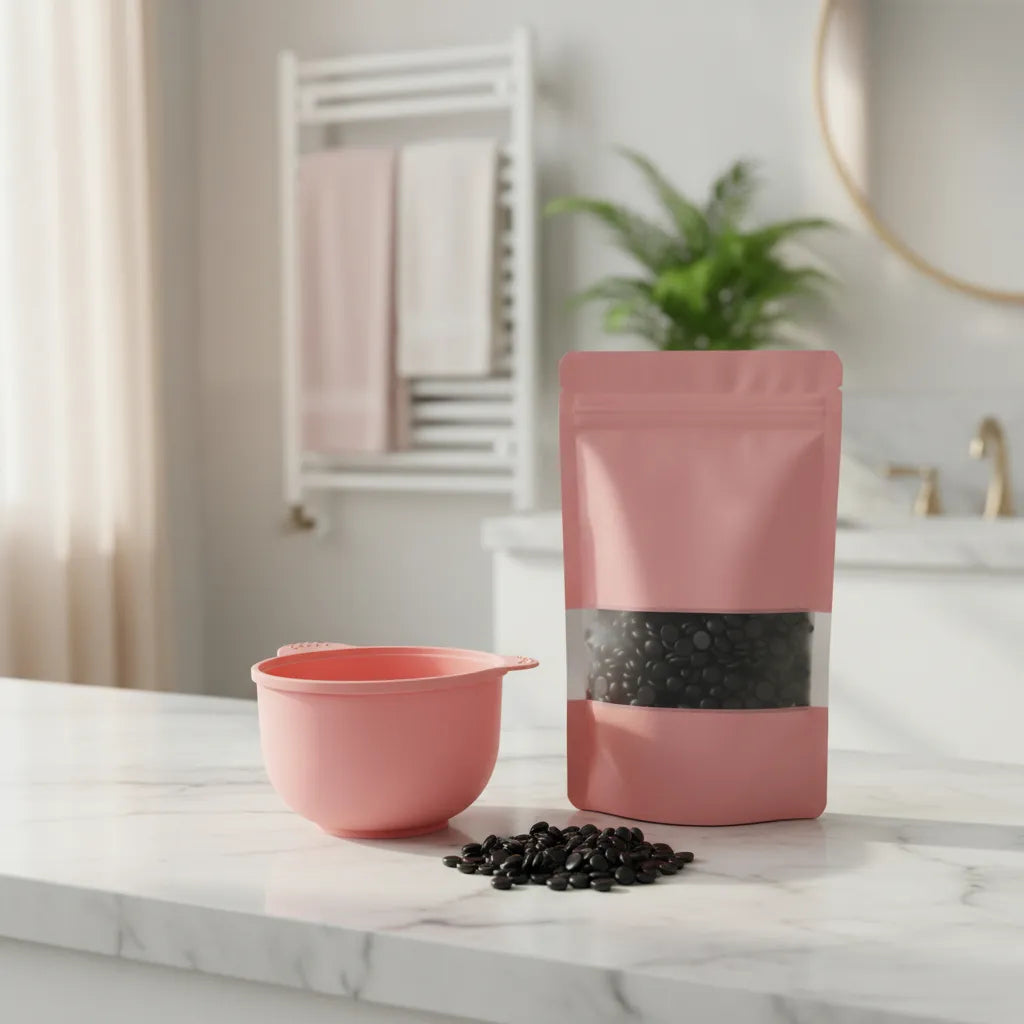Kit Bowl de Silicon con cera de perlitas