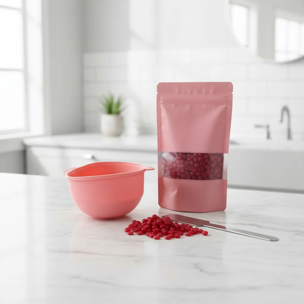 Kit Bowl de Silicon con cera de perlitas