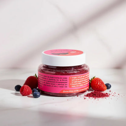 Exfoliante de frutos rojos