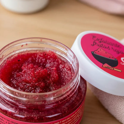 Exfoliante de frutos rojos